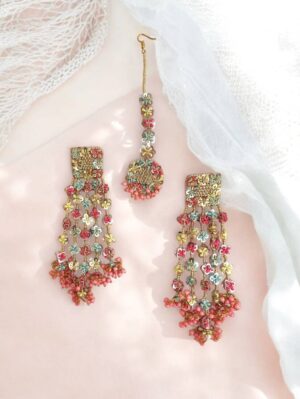Hira Earrings and Mangtika